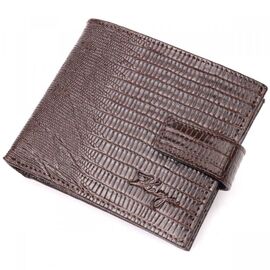 Купить Практичный мужской кошелек из фактурной кожи KARYA 21036 Коричневый, фото , характеристики, отзывы
