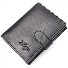 Придбати Невеликий чоловічий гаманець із натуральної шкіри KARYA 21040 Чорний, image , характеристики, відгуки