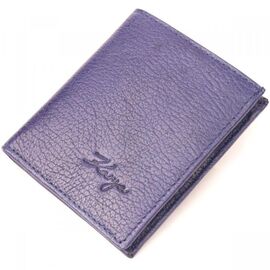 Придбати Стильний чоловічий гаманець із натуральної шкіри KARYA 21060 Синій, image , характеристики, відгуки