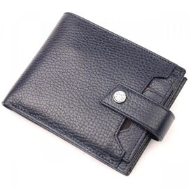 Придбати Чудовий чоловічий гаманець із натуральної шкіри KARYA 21068 Синій, image , характеристики, відгуки