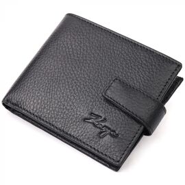 Купить Классический мужской кошелек из натуральной кожи KARYA 21205 Черный, фото , характеристики, отзывы