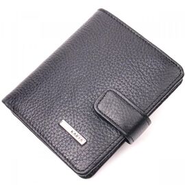 Придбати Цікавий гаманець для чоловіків з натуральної шкіри KARYA 21329 Чорний, image , характеристики, відгуки