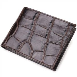 Придбати Мініатюрне чоловіче портмоне із натуральної фактурної шкіри CANPELLINI 21521 Коричневе, image , характеристики, відгуки