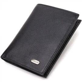 Придбати Чоловічий гаманець вертикального формату з натуральної шкіри CANPELLINI 21753 Чорний, image , характеристики, відгуки