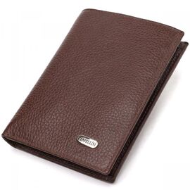 Придбати Чоловічий сучасний гаманець вертикального формату з натуральної шкіри CANPELLINI 21756 Коричневий, image , характеристики, відгуки