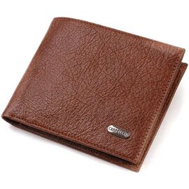 Купить Бумажник для стильных мужчин без застежки из натуральной кожи CANPELLINI 21765 Светло-коричневый, фото , характеристики, отзывы