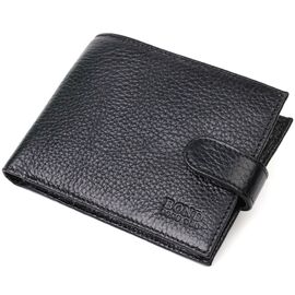 Купить - Бумажник для мужчин из натуральной кожи BOND 21994 Черный, фото , характеристики, отзывы