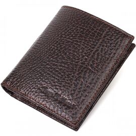 Придбати Маленький гаманець із зручним функціоналом із натуральної шкіри Tony Bellucci 22068 Коричневий, image , характеристики, відгуки