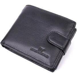 Купить Качественный горизонтальный бумажник из натуральной кожи ST Leather 22455 Черный, фото , характеристики, отзывы