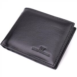 Придбати Чоловічий гаманець-затиск з натуральної шкіри ST Leather 22460 Чорний, image , характеристики, відгуки