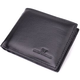 Купить - Мужской кошелек-зажим из натуральной кожи ST Leather 22460 Черный, фото , характеристики, отзывы