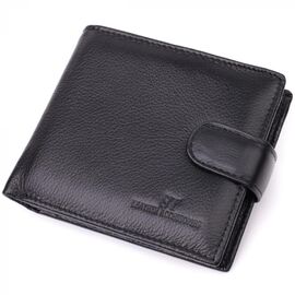 Придбати Відмінний горизонтальний гаманець для чоловіків з натуральної шкіри ST Leather 22465 Чорний, image , характеристики, відгуки