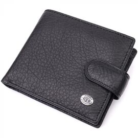 Придбати Чоловічий гаманець зручного розміру ST Leather 22471 Чорний, image , характеристики, відгуки