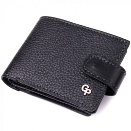 Купить Стильное портмоне из люксовой зернистой кожи флотар GRANDE PELLE 22875 Черный, фото , характеристики, отзывы