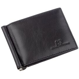 Купить - Зажим с монетницей на молнии ST Leather 18948 Черный, Черный, фото , характеристики, отзывы