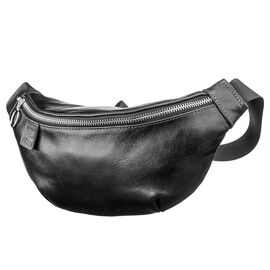Купить - Поясная сумка GRANDE PELLE 11140 Черная, фото , характеристики, отзывы