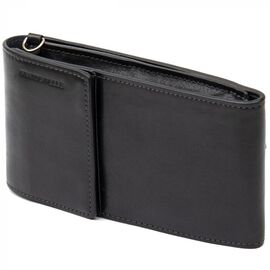 Купить - Мужская кожаная сумка-кошелек GRANDE PELLE 11440 Черный, фото , характеристики, отзывы