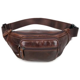 Купить - Поясная сумка Vintage 14422 коричневая, фото , характеристики, отзывы
