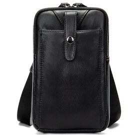 Купить Компактная сумки из натуральной кожи Vintage 14811 Черная, Черный, фото , характеристики, отзывы