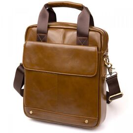 Купить Вертикальная сумка мужская Vintage 14877 Коричневая, фото , характеристики, отзывы