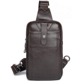 Купить Сумка мужская кожаная через плечо Vintage 14983 Коричневая, фото , характеристики, отзывы