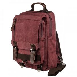 Купить Сумка-рюкзак на одно плечо Vintage 20140 Малиновая, фото , характеристики, отзывы
