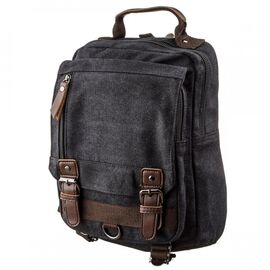 Придбати Сумка-рюкзак на одне плече Vintage 20143 Чорна, image , характеристики, відгуки