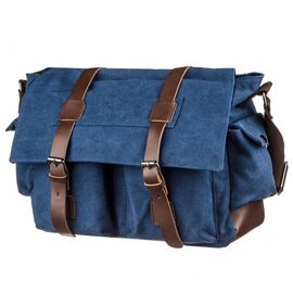 Придбати Сумка на плече текстильна Vintage 20148 Синя, image , характеристики, відгуки