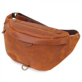 Купить Кожаная мужская винтажная сумка на пояс Vintage 20371 Коричневый, фото , характеристики, отзывы