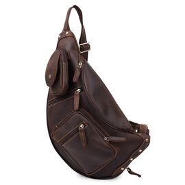 Купить Кожаная мужская винтажная сумка через плечо Vintage 20373 Коричневый, фото , характеристики, отзывы