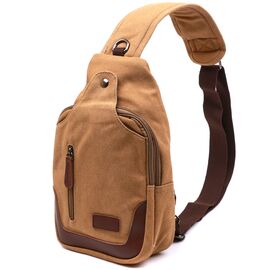 Купить - Функциональная мужская сумка через плечо Vintage 20385 Песочный, фото , характеристики, отзывы