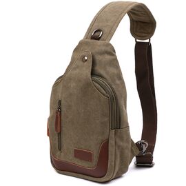 Придбати - Функциональная мужская сумка через плечо Vintage 20386 Зеленый, image , характеристики, відгуки