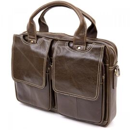 Придбати Ділова сумка Vintage 20443 Коричнева, image , характеристики, відгуки