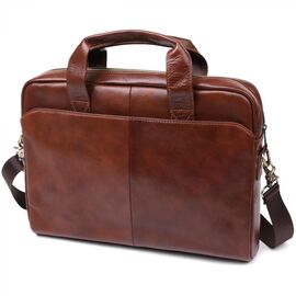 Купить Кожаная мужская сумка для ноутбука Vintage 20470 Коричневый, фото , характеристики, отзывы