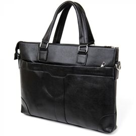 Придбати Ділова сумка флотар Vintage 20515 Чорна, image , характеристики, відгуки