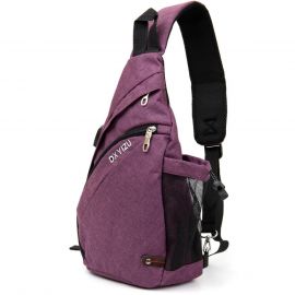 Купить Сумка унисекс через плечо смарт текстильная Vintage 20552 Малиновая, фото , характеристики, отзывы