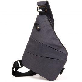 Купить Сумка слинг нейлоновая Vintage 20558 Серая, фото , характеристики, отзывы