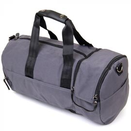 Придбати Спортивна сумка текстильна Vintage 20641 Сіра, image , характеристики, відгуки