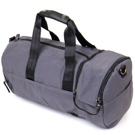 Купить - Спортивная сумка текстильная Vintage 20641 Серая, фото , характеристики, отзывы