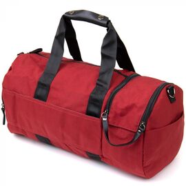 Придбати Спортивна сумка текстильна Vintage 20642 Малинова, image , характеристики, відгуки