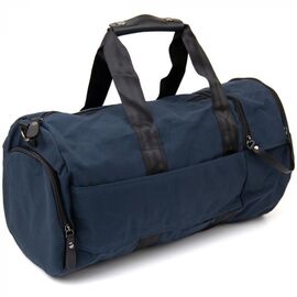Придбати Спортивна сумка текстильна Vintage 20644 Синя, image , характеристики, відгуки