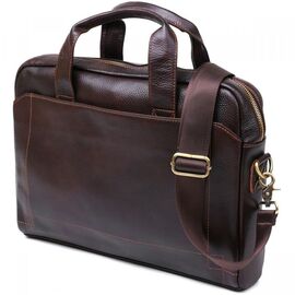 Придбати Чоловіча шкіряна сумка-портфель Vintage 20679 Коричневий, image , характеристики, відгуки