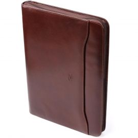 Купить Папка с блокнотом из гладкой натуральной кожи Tony Perotti 20849_1 (1278L moro) Коричневая, фото , характеристики, отзывы