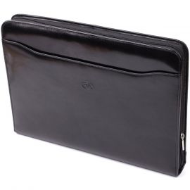 Купить Оригинальная папка с блокнотом из гладкой натуральной кожи Tony Perotti 20850_1 (1278L nero) Черный, фото , характеристики, отзывы