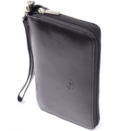 Купить Мужской клатч на одно отделение из гладкой натуральной кожи Tony Perotti 20860_1 (9770 nero) Черный, фото , характеристики, отзывы