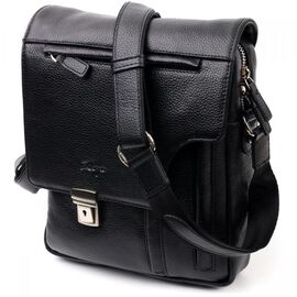 Придбати Сумка-портфель на плече KARYA 20904 шкіряна Чорний, image , характеристики, відгуки
