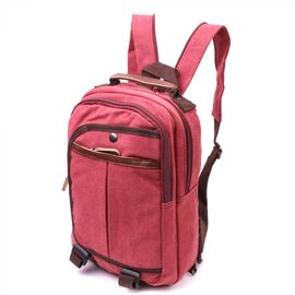 Купить Оригинальный рюкзак из текстиля 21256 Vintage Малиновый, фото , характеристики, отзывы