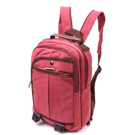 Придбати - Оригинальный рюкзак из текстиля 21256 Vintage Малиновый, image , характеристики, відгуки