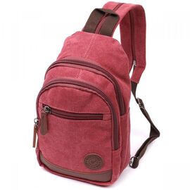 Купить - Мужская стильная сумка через плечо с уплотненной спинкой Vintagе 22175 Бордовый, фото , характеристики, отзывы