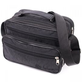 Придбати - Зручна чоловіча сумка на плече з якісного поліестеру FABRA 22577 Чорний, image , характеристики, відгуки